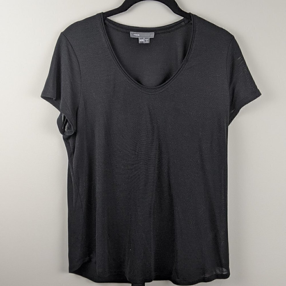 VINCE basic black t shirt